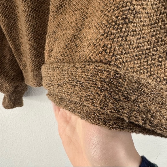 Buckle BKE Pullover Sweater Mock Neck French Terry Balloon Sleeve Academia Small - Picture 11 of 16